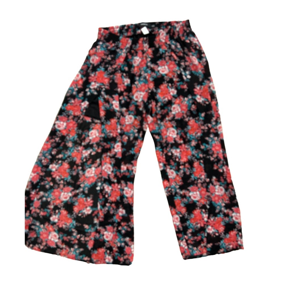 Torrid Boho Palazo Open Front Pants With Sewn In … - image 5